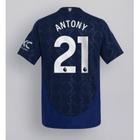 Pánský Fotbalový dres Manchester United Antony #21 2024-25 Venkovní Krátký Rukáv